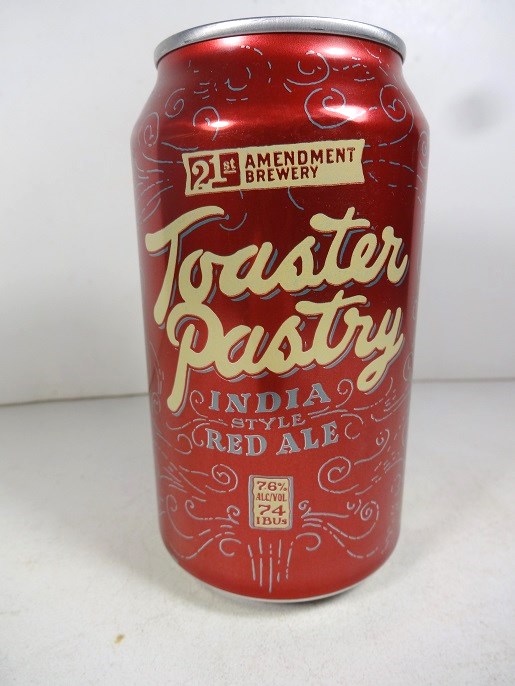 21st Amendment - Toaster Pastry - India Style Red Ale - T/O - Click Image to Close